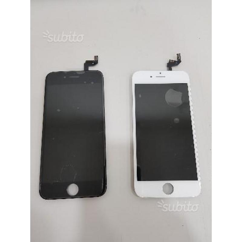 Display iphone 6s bianco e nero alta qualità