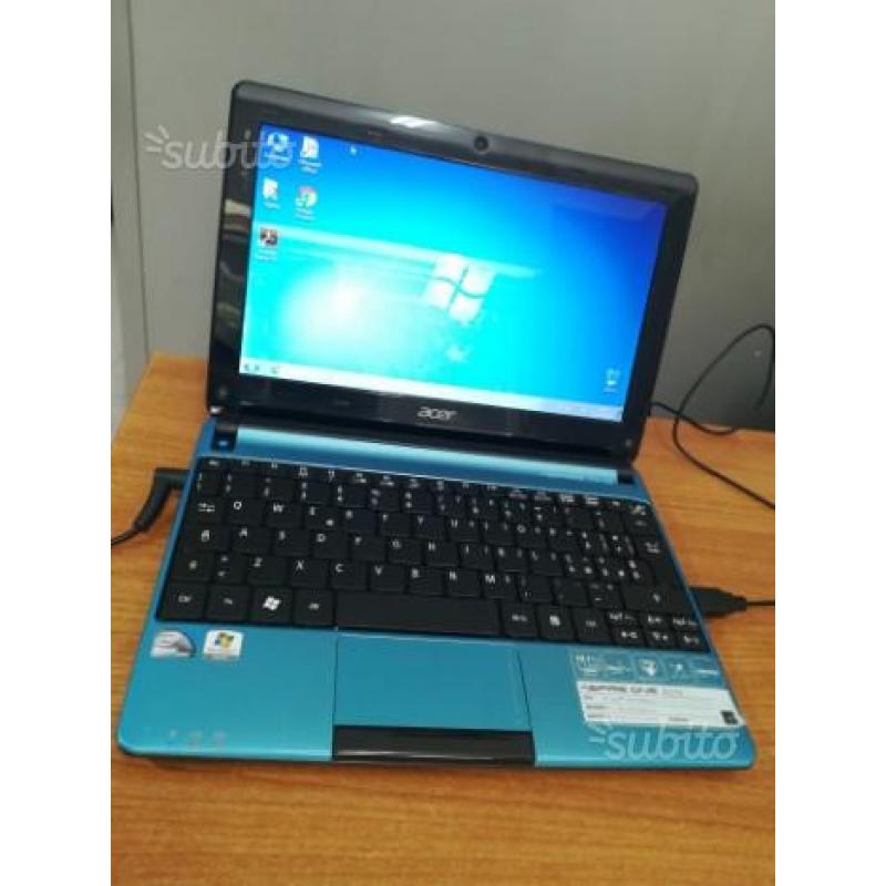 Netbook Acer Aspire One 10 Pollici Blu
