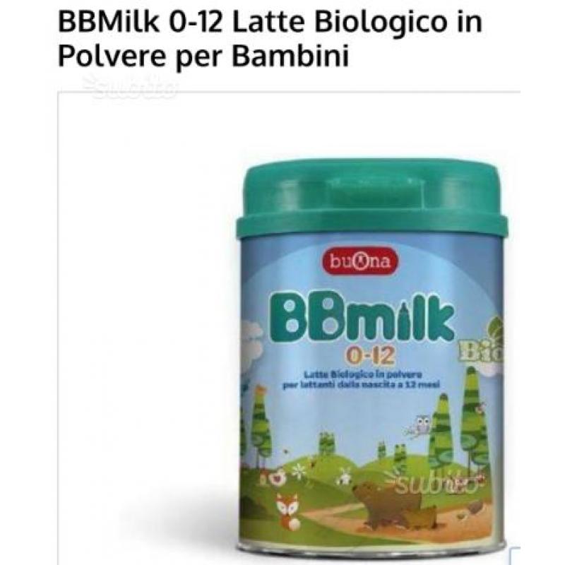 Latte per neonato 0 a 12 bbmilk